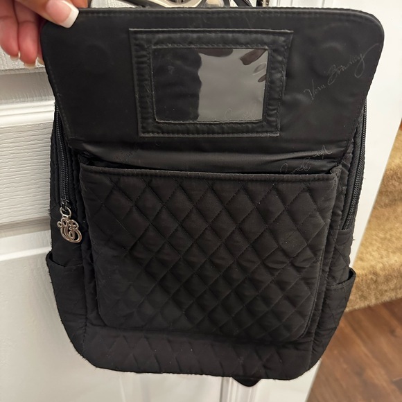 Vera Bradley Elegant Black Backpack - Picture 5 of 14